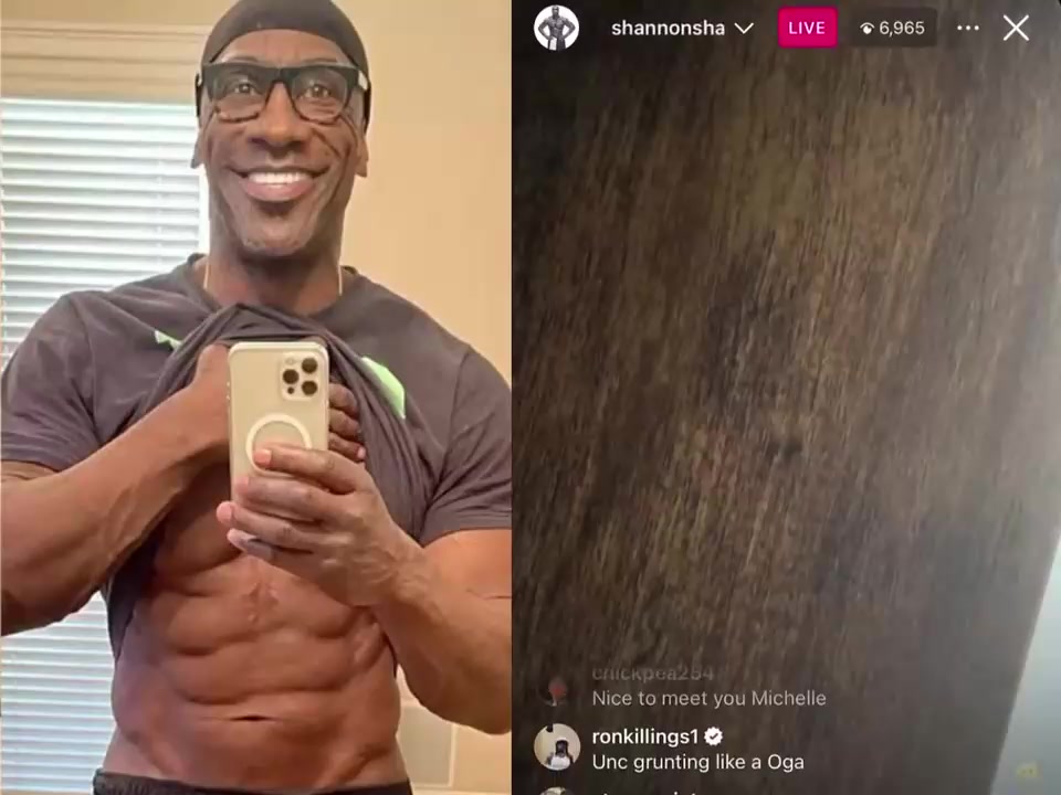 Shannon Sharpe Live Video Instagram Sex Tape With Girlfriend